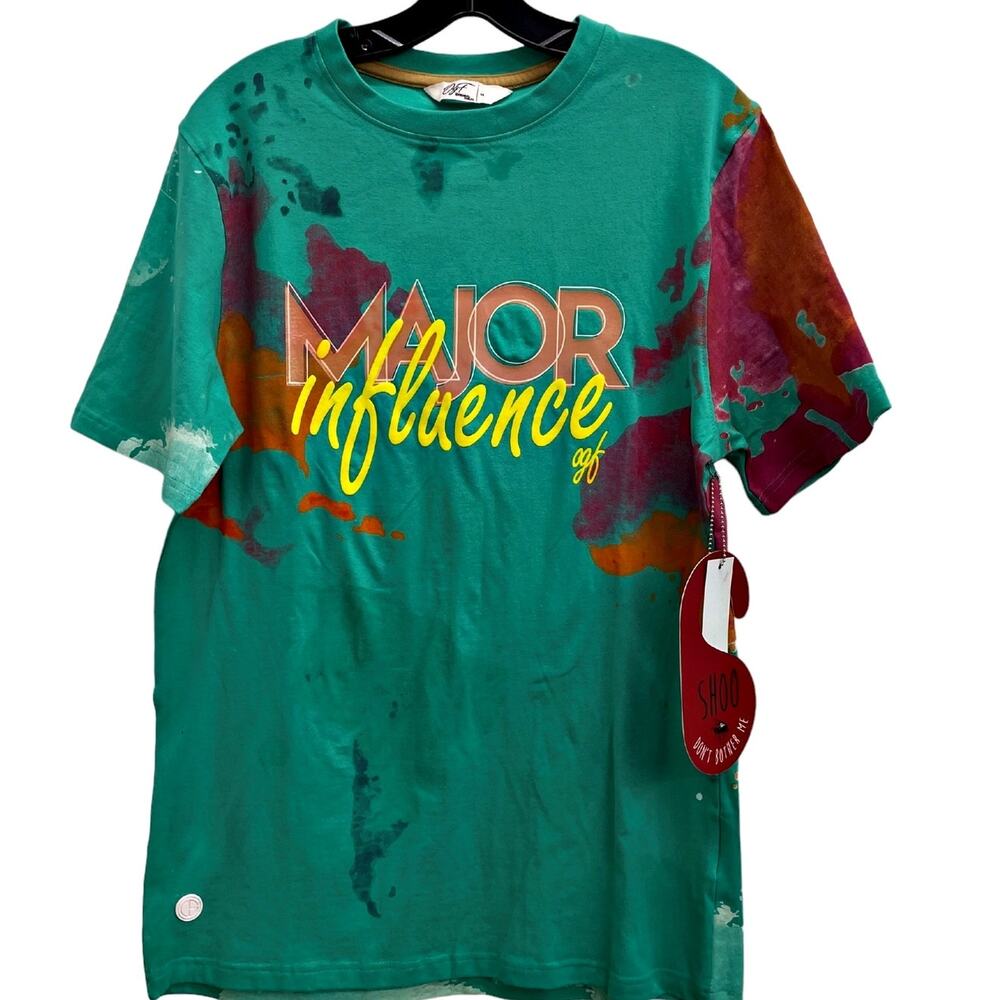 OGF Original Fables Major Influence Tie Dye  Splatter Tshirt  NWT
